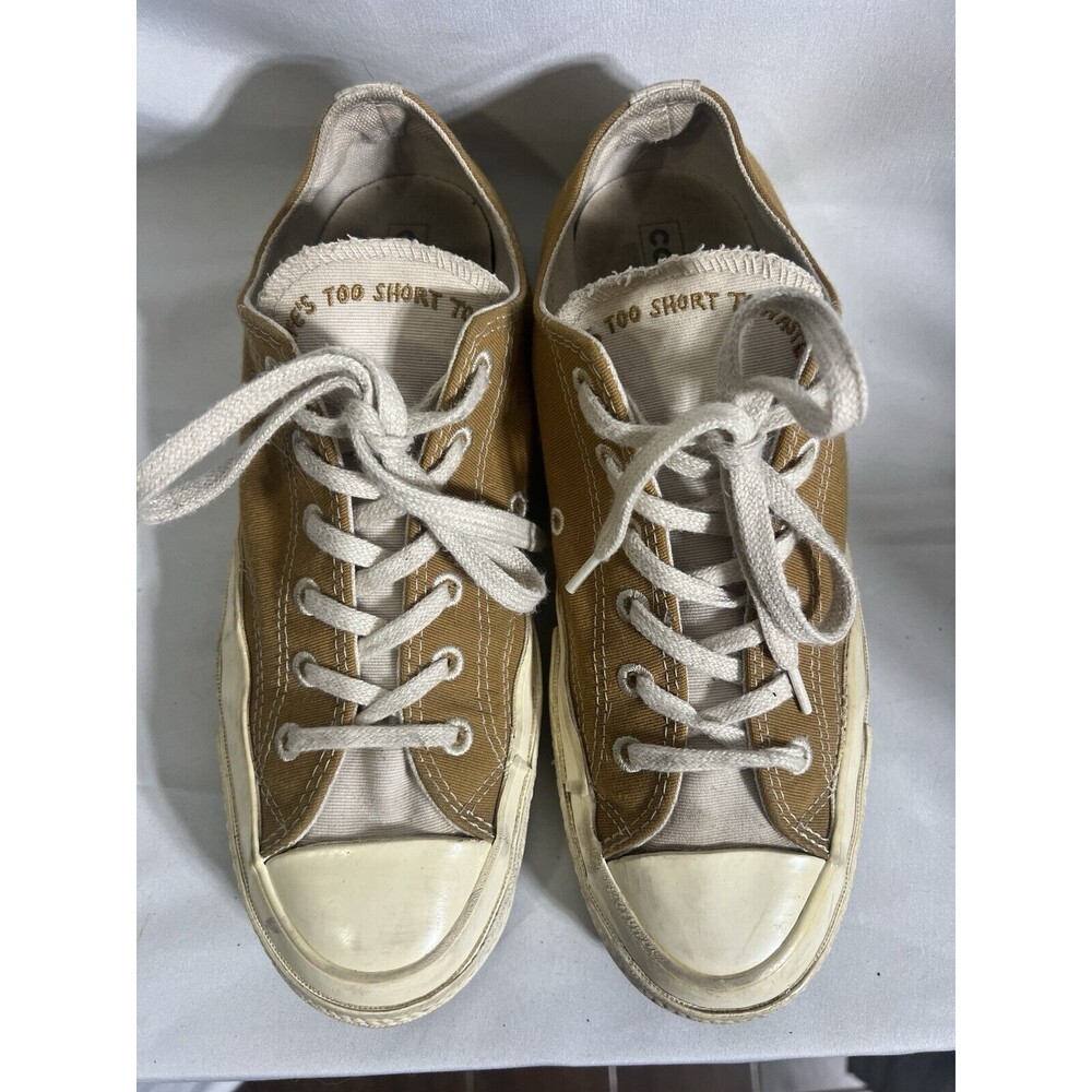 Converse Renew Unisex Chuck Taylor Low "Life's Too Short To Waste" Men 6-Woman 8